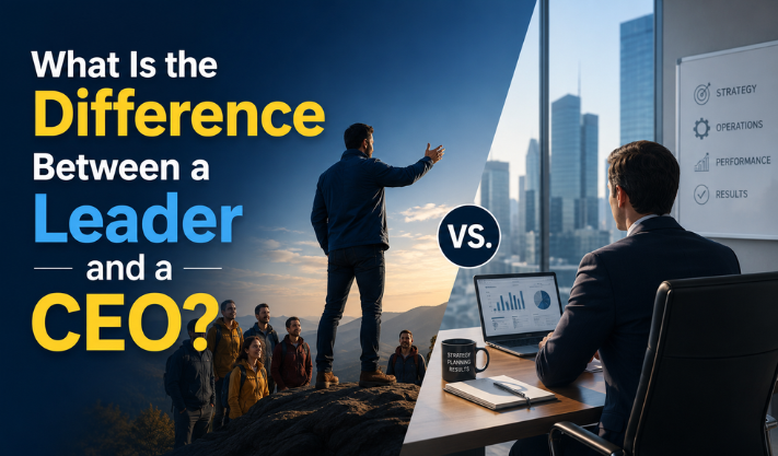 What Is the Difference Between a Leader and a CEO?