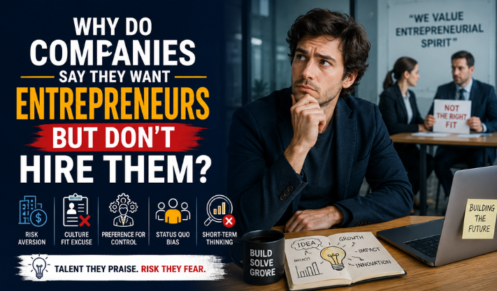 Why Do Companies Say They Want Entrepreneurs but Don’t Hire Them?